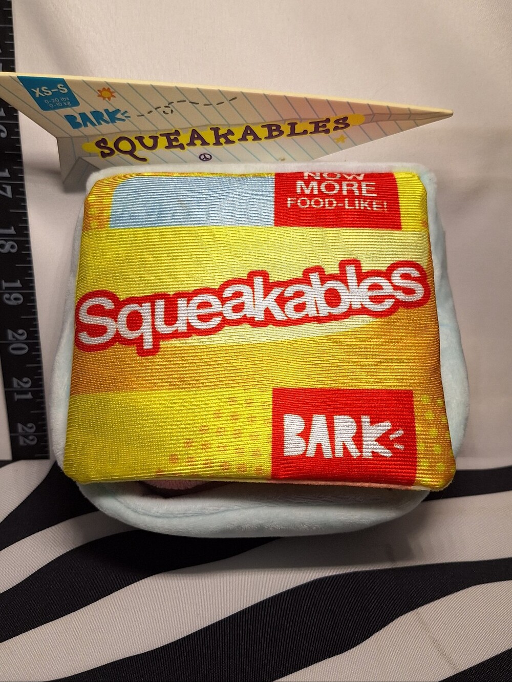 NWT Bark Squeakables Dog Toy XS-S